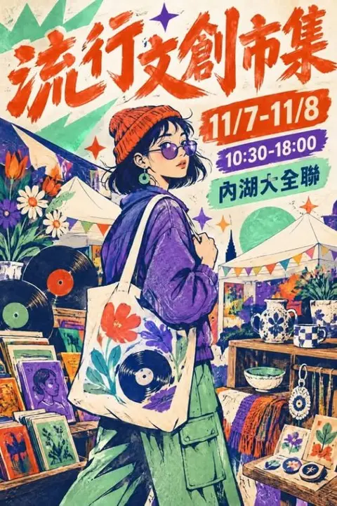 內湖大全聯寵物文創流行市集