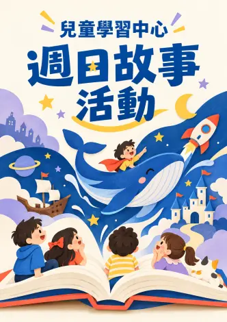 115年11月份兒童學習中心週日故事活動