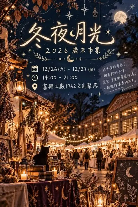 冬夜月光｜2026年歲末魔法市集