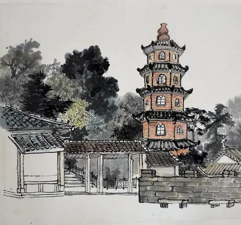 求道悠遊、大學之道 張國英習畫歷程展